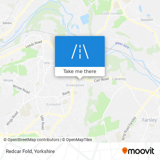 Redcar Fold map
