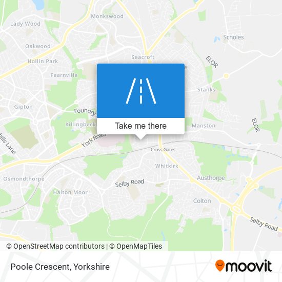 Poole Crescent map