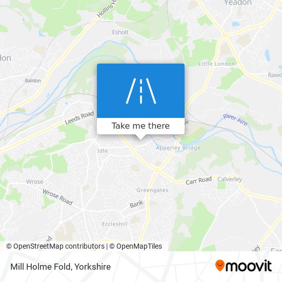Mill Holme Fold map