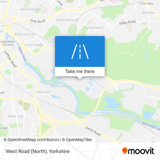 West Road (North) map