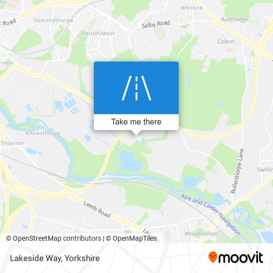 Lakeside Way map