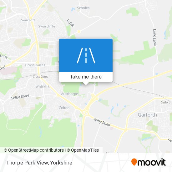 Thorpe Park View map