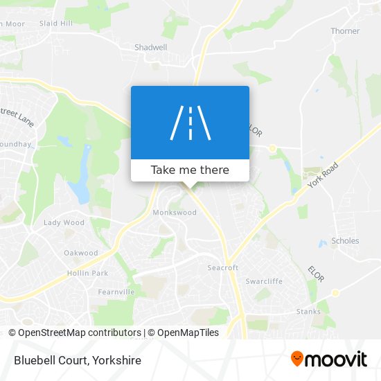 Bluebell Court map