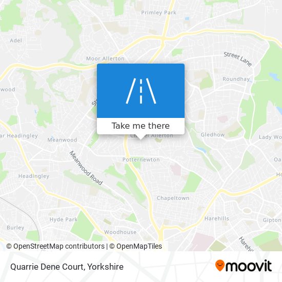 Quarrie Dene Court map