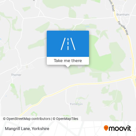 Mangrill Lane map