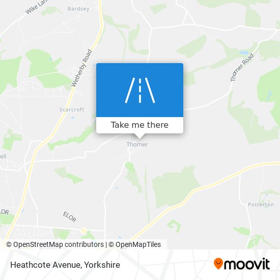 Heathcote Avenue map
