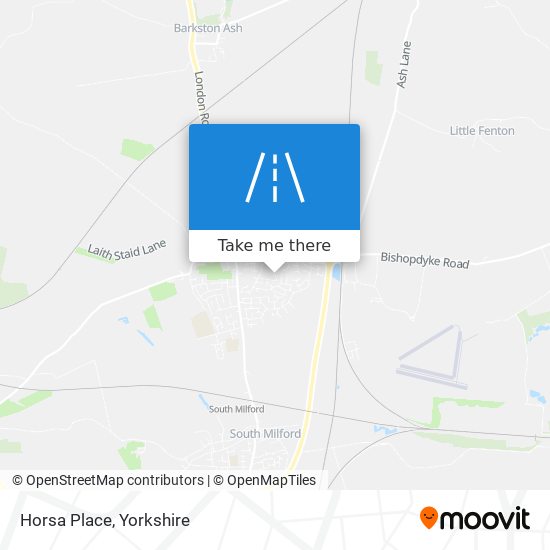 Horsa Place map