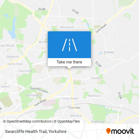 Swarcliffe Health Trail map