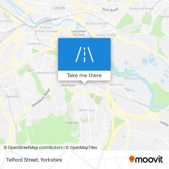 Telford Street map