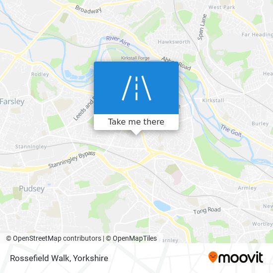 Rossefield Walk map