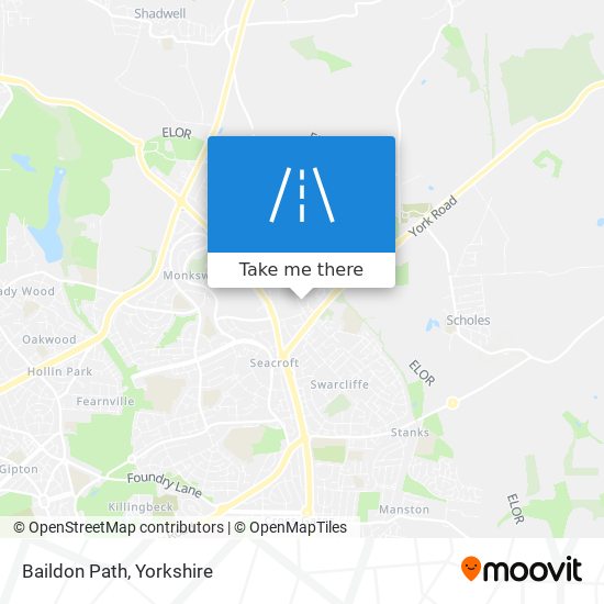 Baildon Path map
