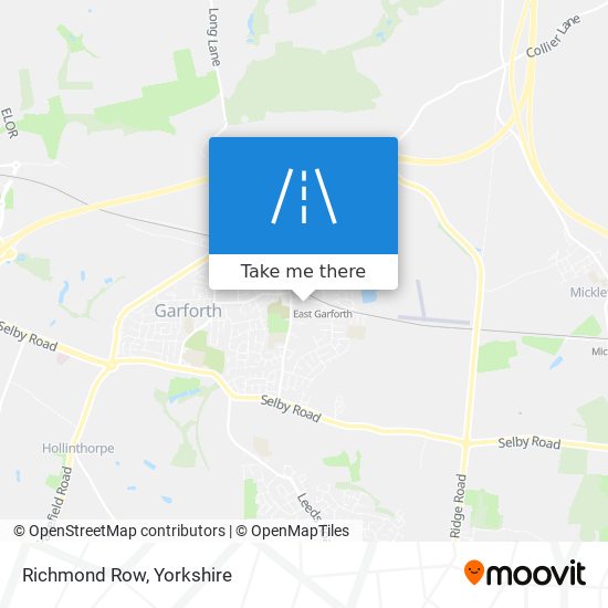 Richmond Row map
