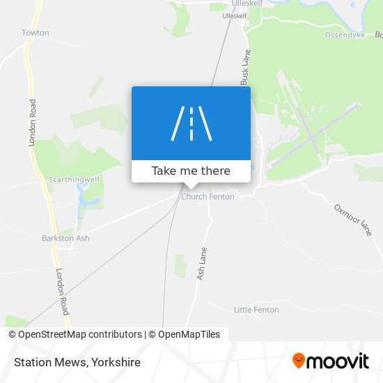 Station Mews map