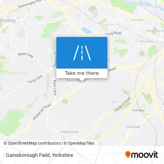 Gainsborough Field map