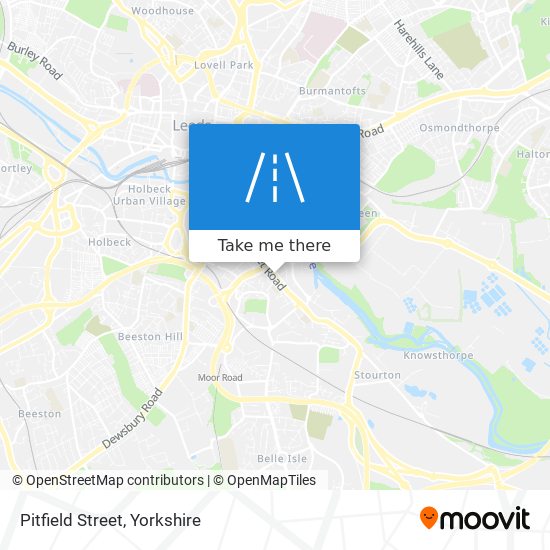 Pitfield Street map