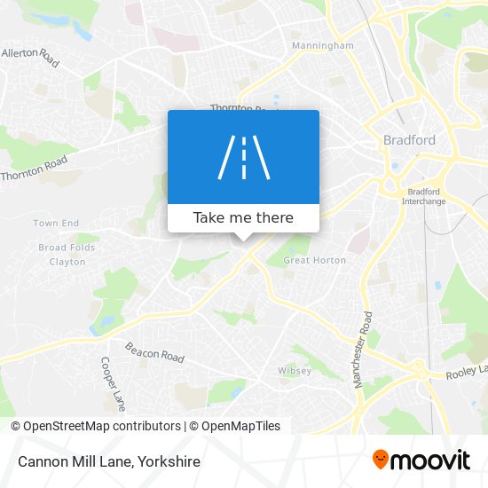 Cannon Mill Lane map