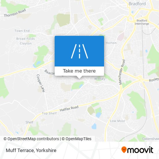 Muff Terrace map
