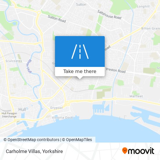 Carholme Villas map