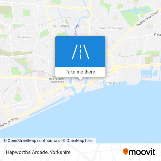 Hepworth's Arcade map