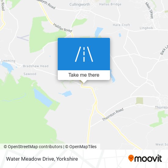 Water Meadow Drive map