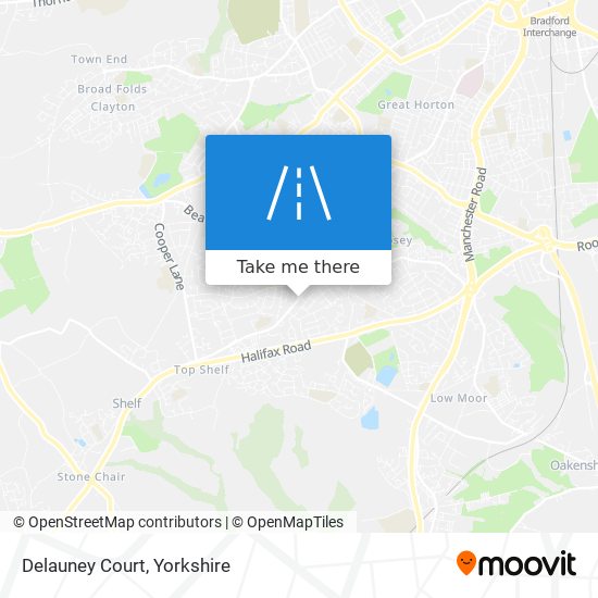 Delauney Court map