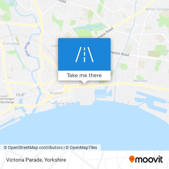 Victoria Parade map