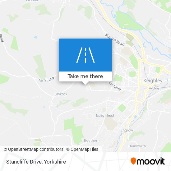 Stancliffe Drive map