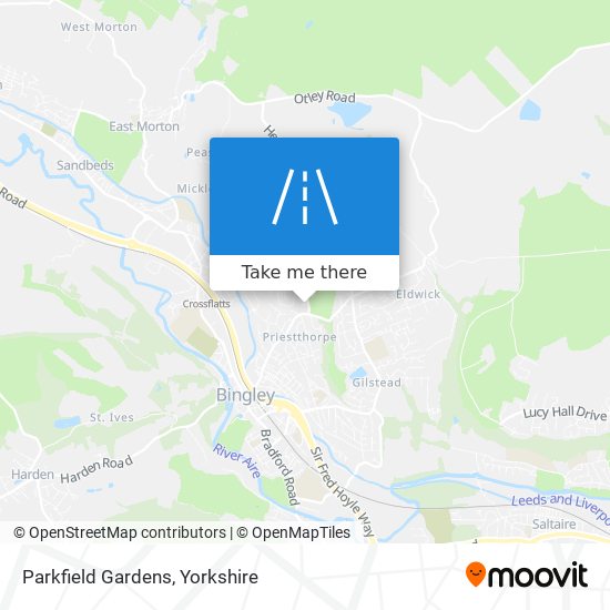 Parkfield Gardens map