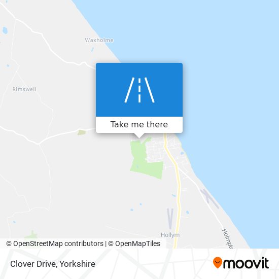 Clover Drive map
