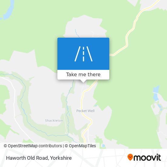 Haworth Old Road map