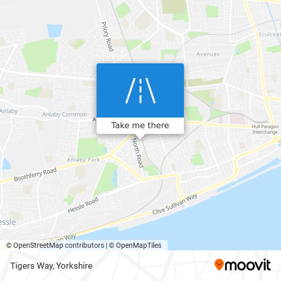 Tigers Way map