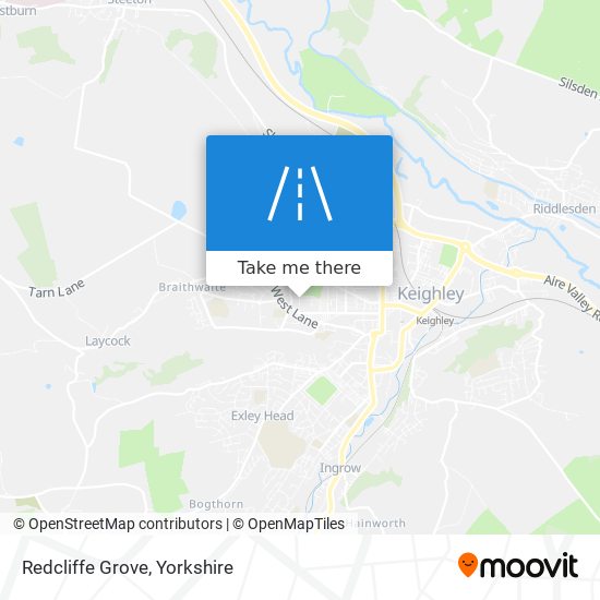 Redcliffe Grove map