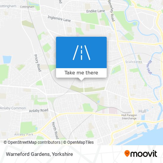 Warneford Gardens map