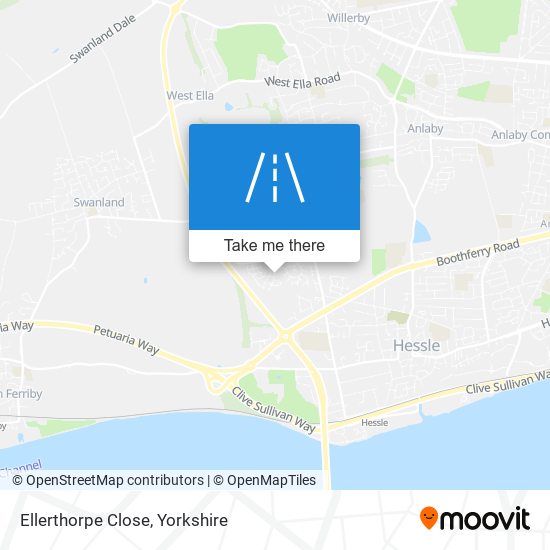 Ellerthorpe Close map