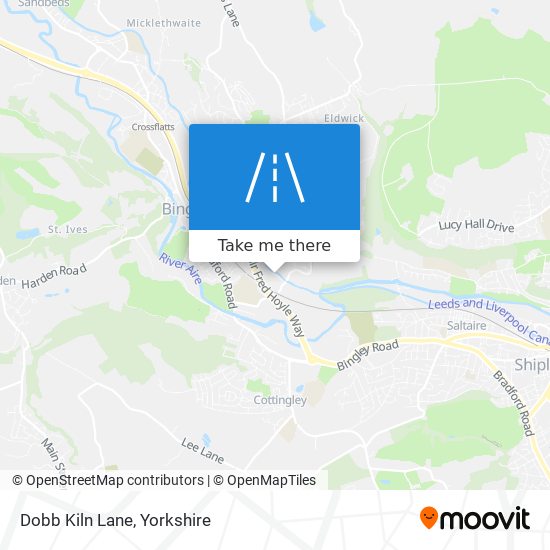 Dobb Kiln Lane map