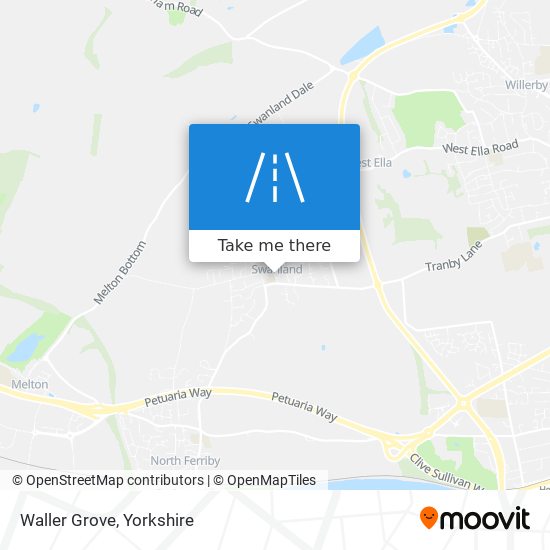 Waller Grove map