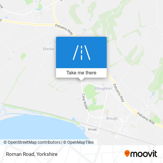 Roman Road map