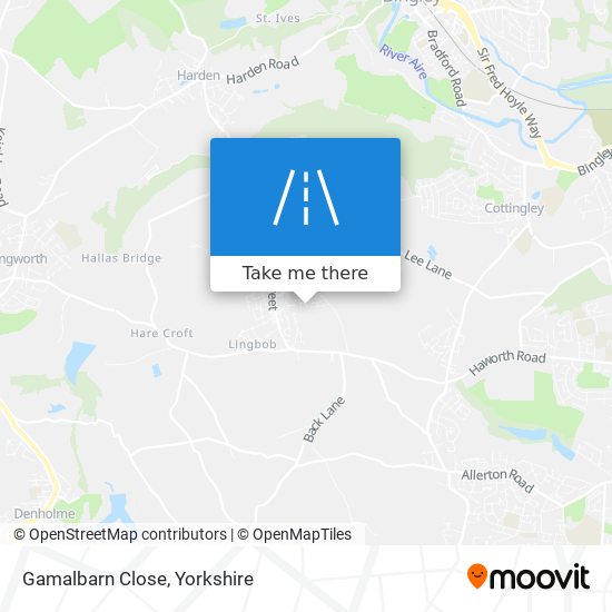 Gamalbarn Close map