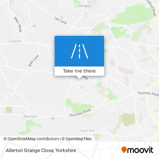Allerton Grange Close map