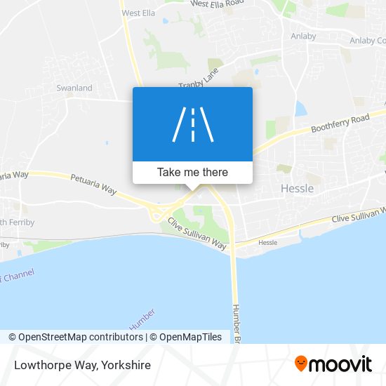 Lowthorpe Way map