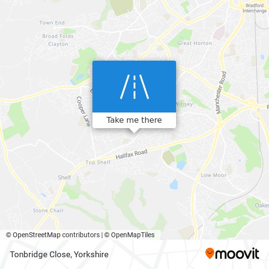 Tonbridge Close map