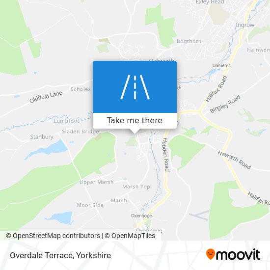 Overdale Terrace map
