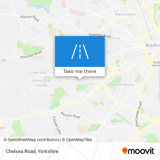 Chelsea Road map