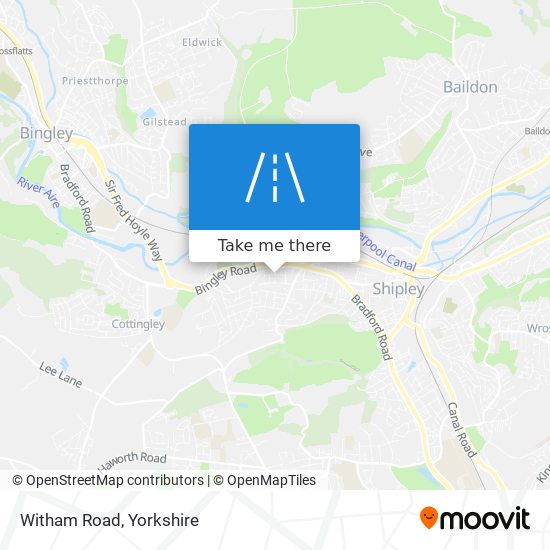 Witham Road map