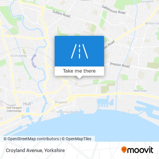 Croyland Avenue map