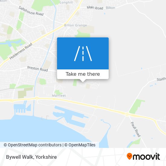 Bywell Walk map