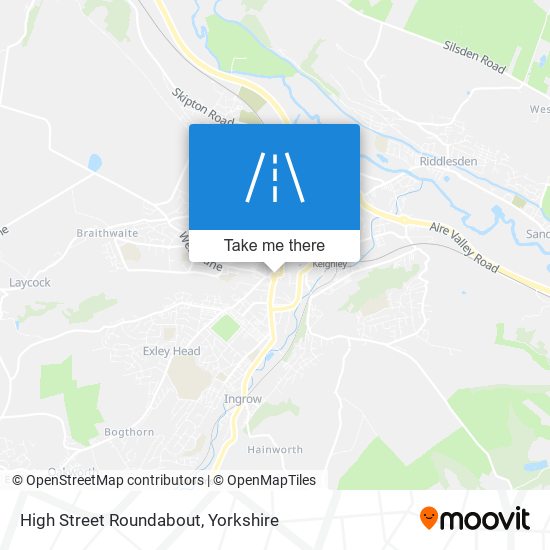 High Street Roundabout map