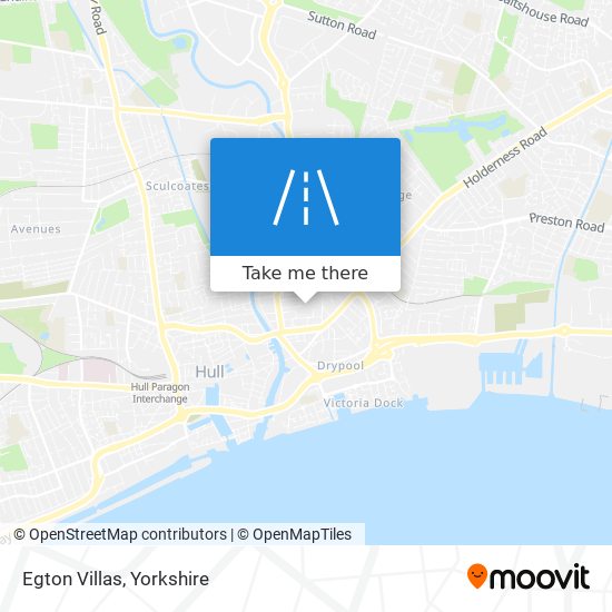 Egton Villas map