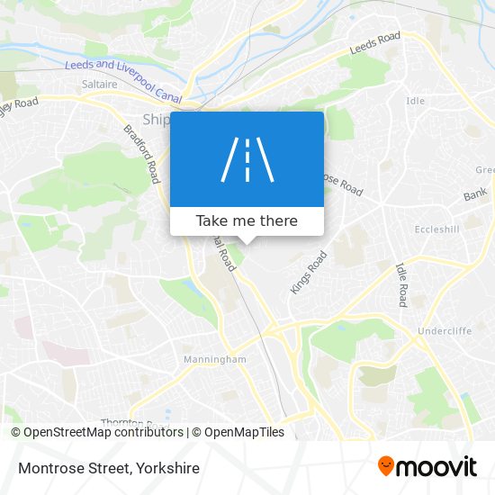Montrose Street map