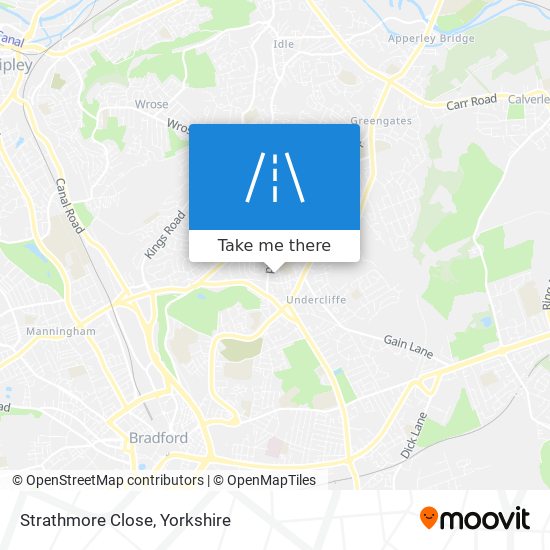 Strathmore Close map